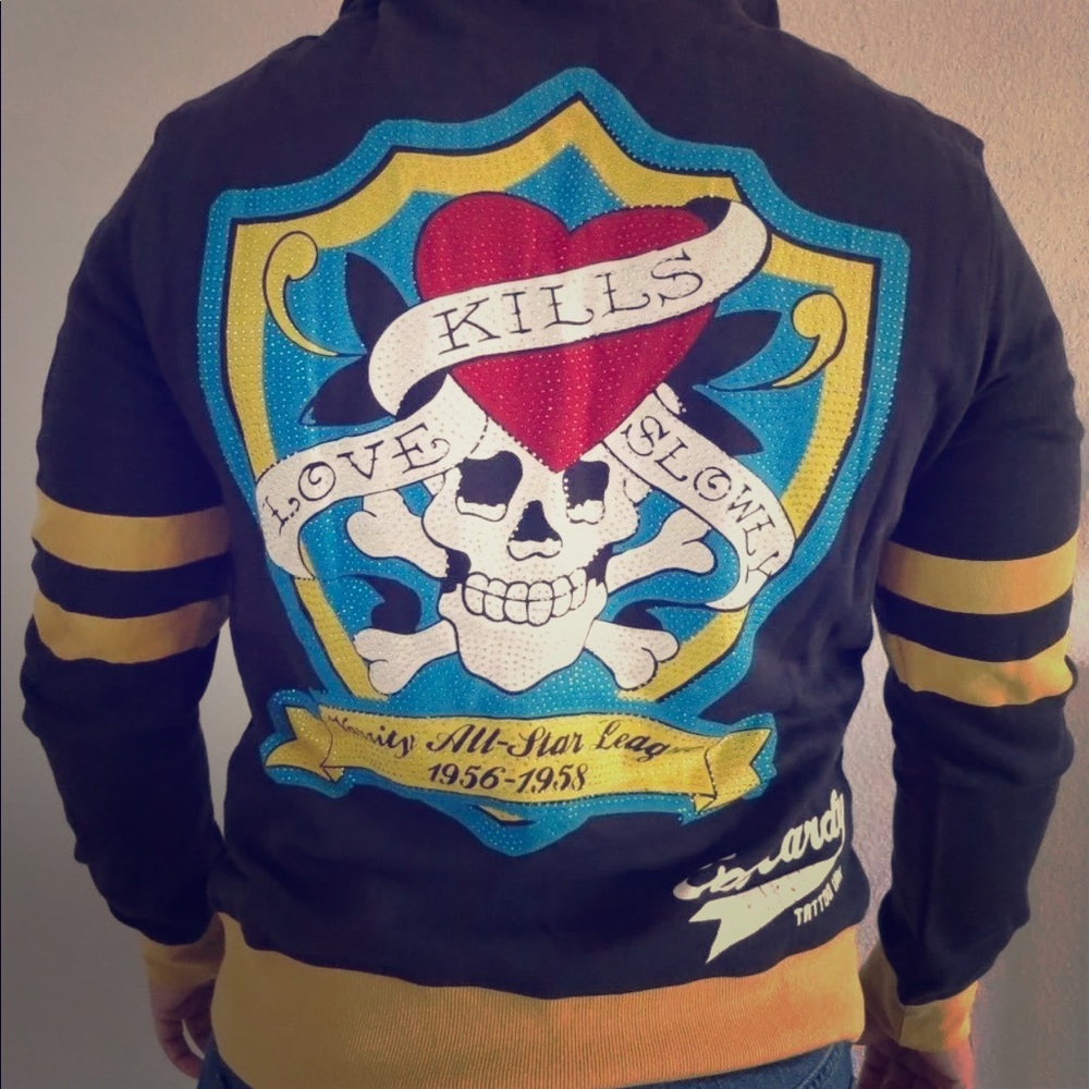 Brand NEW! Ed Hardy Men Original Hoodie
